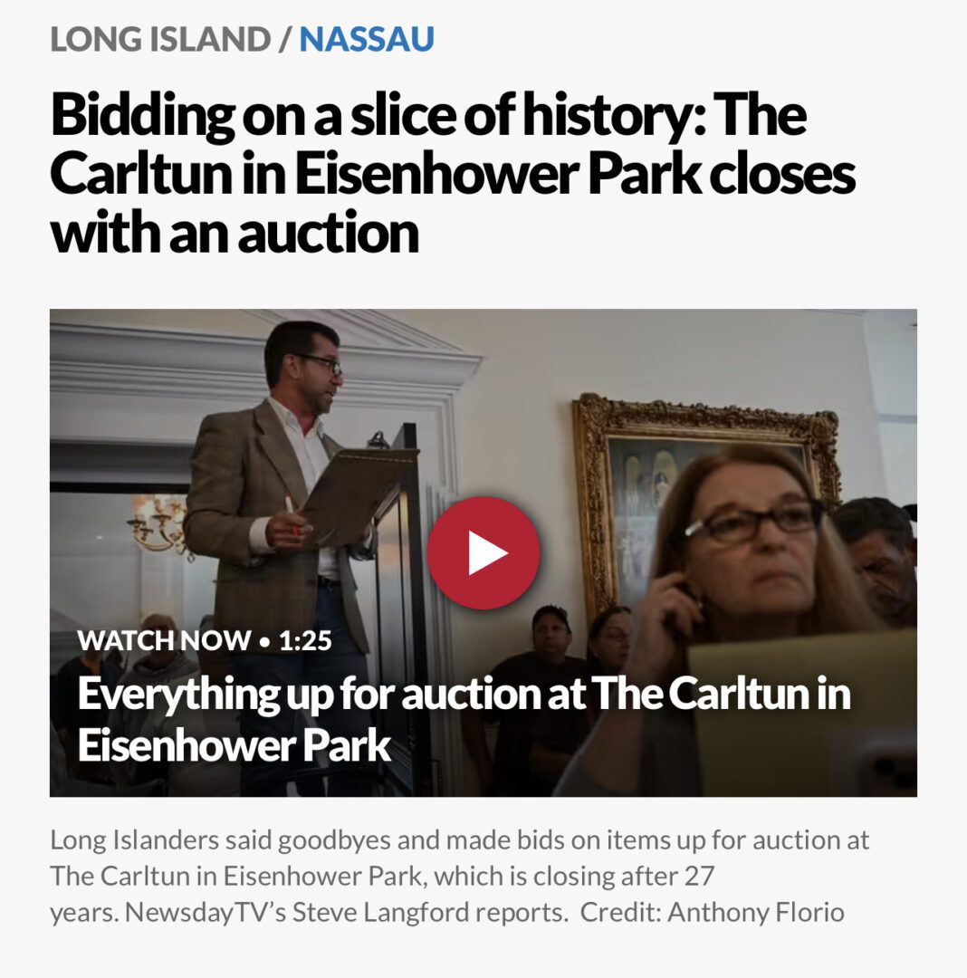 Bidding on a slice of history the carter in elmhurst closes with an auction.