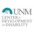 The unm center for development and disability logo.